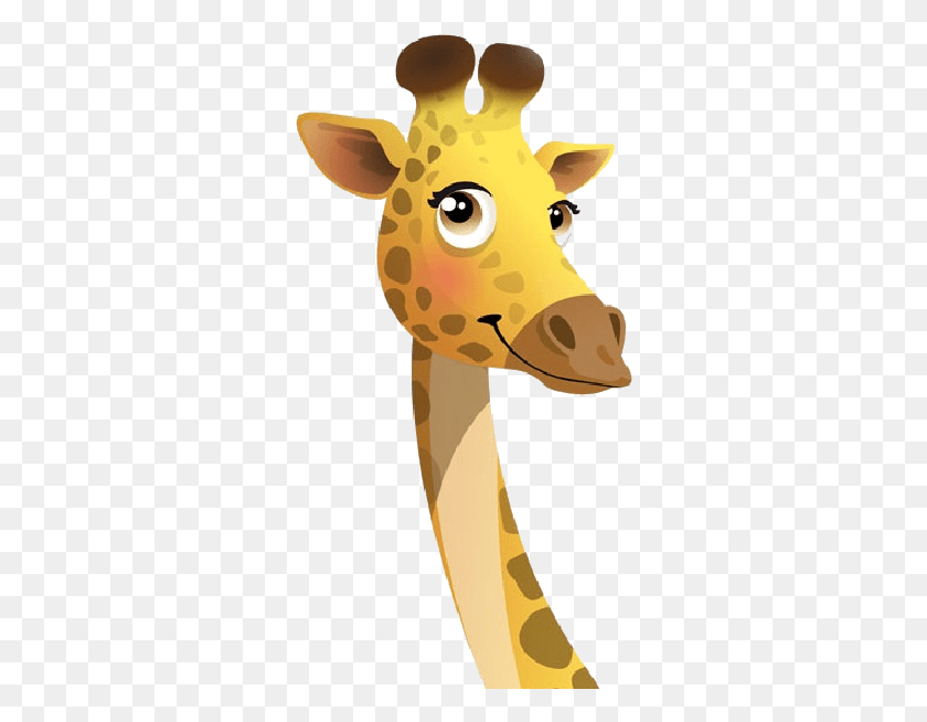 306x594 Giraffe Images Clipart Giraffe Face Clip Art, Beak, Bird, Animal HD PNG Download