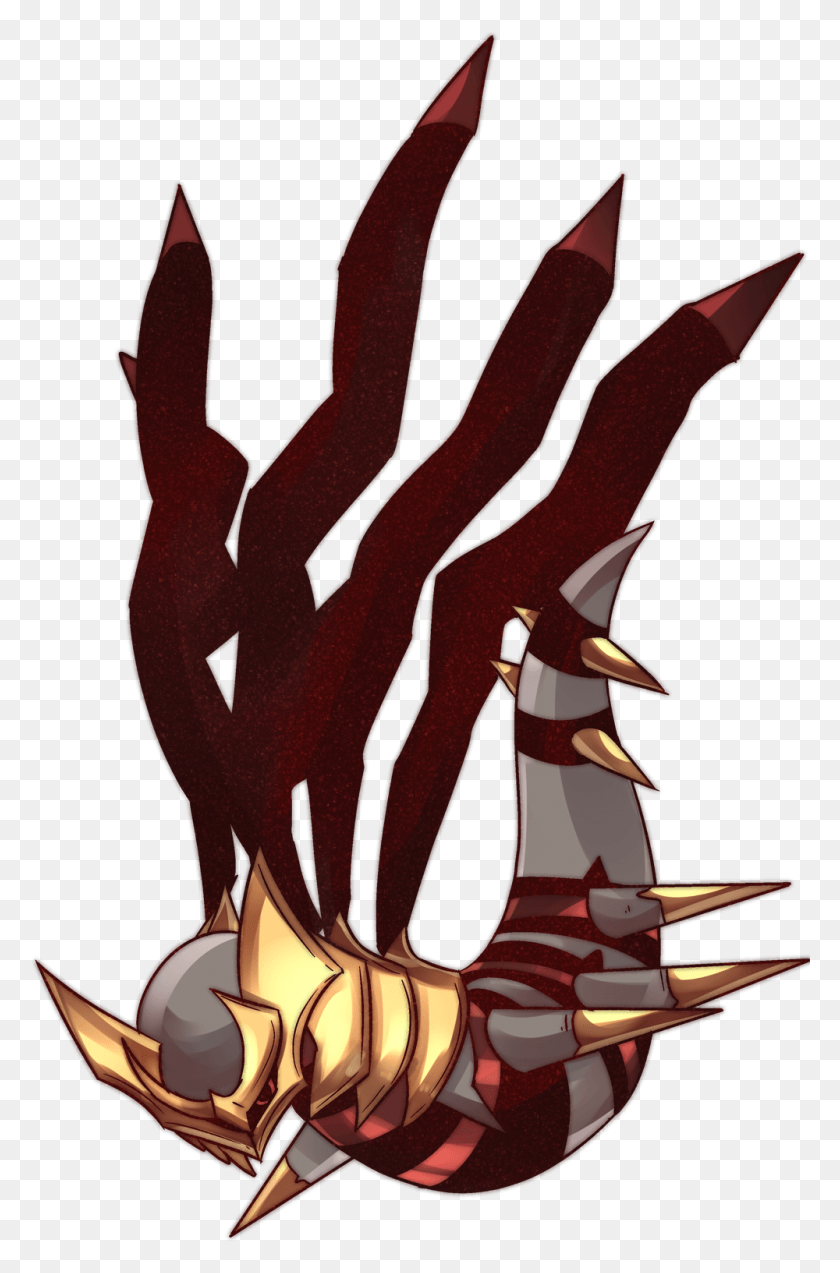 1000x1556 Giratina Origin Forme 230th, Hook, Claw HD PNG Download
