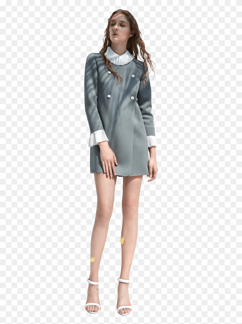 258x1064 Girl, Clothing, Apparel, Person HD PNG Download