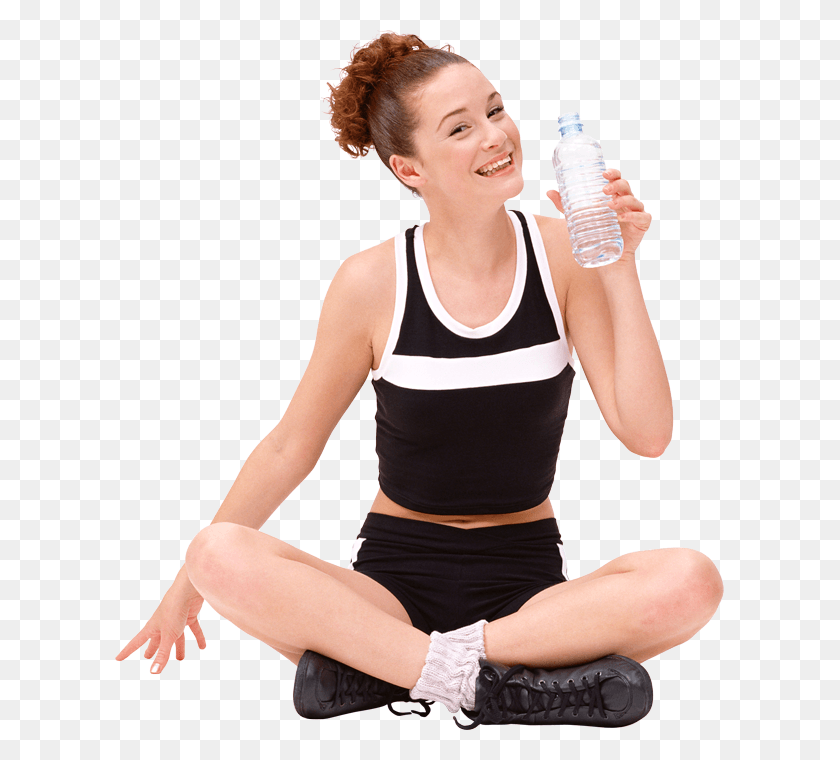 609x700 Girl, Person, Human, Beverage HD PNG Download