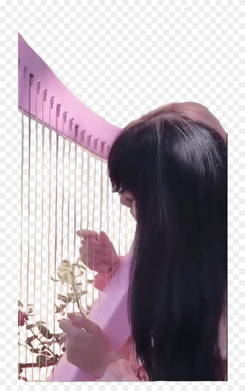 720x1280 Girl, Harp, Musical Instrument, Person HD PNG Download