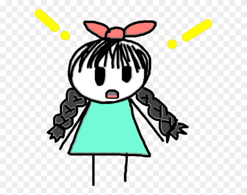 604x605 Girl, Text HD PNG Download