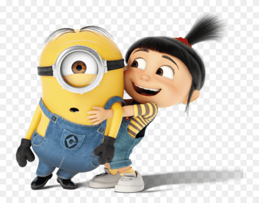 738x600 Girl And Minion Agnes Despicable Me 3 Characters, Person, Human, Face HD PNG Download