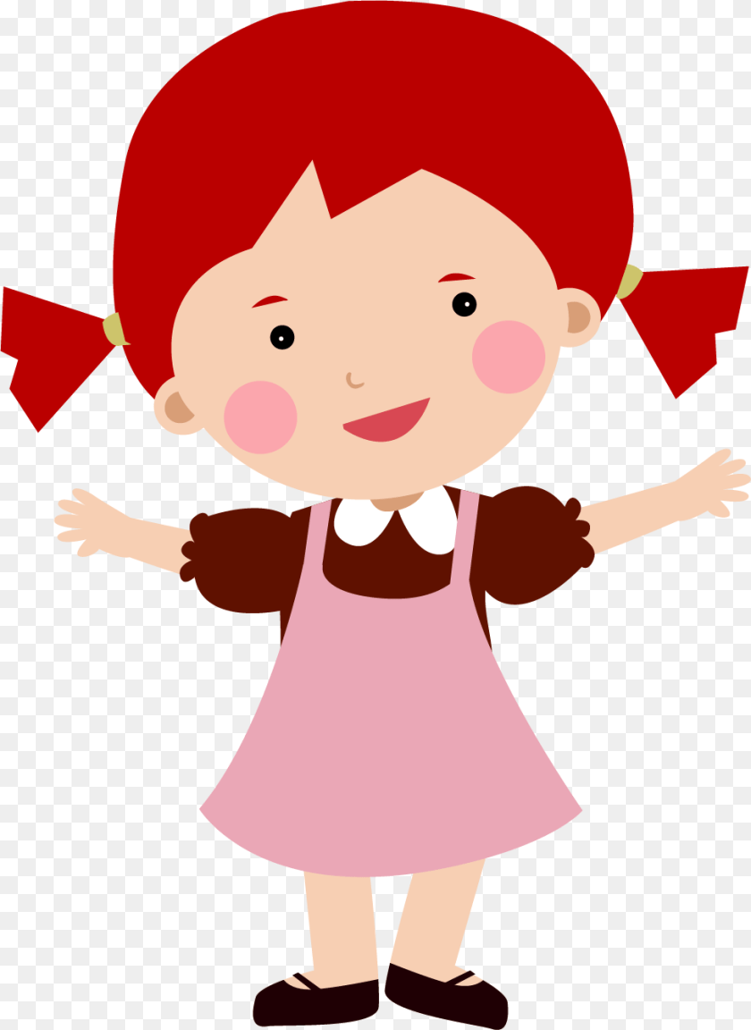 975x1337 Girl Cartoon, Baby, Person, Face, Head PNG