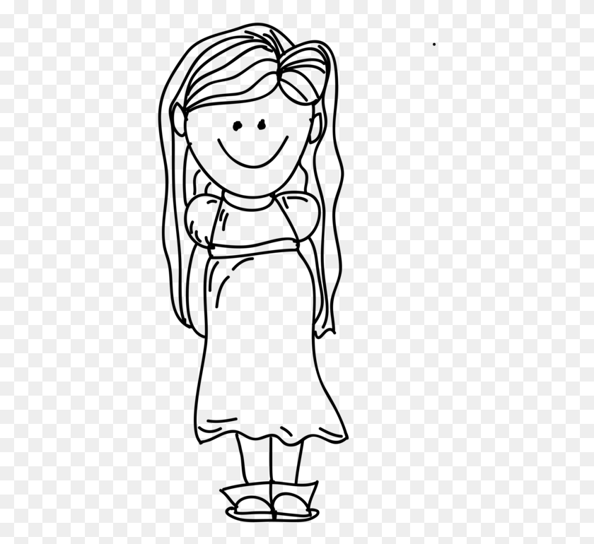 395x710 Girl Child Drawing Woman Infant, Gray, World Of Warcraft HD PNG Download