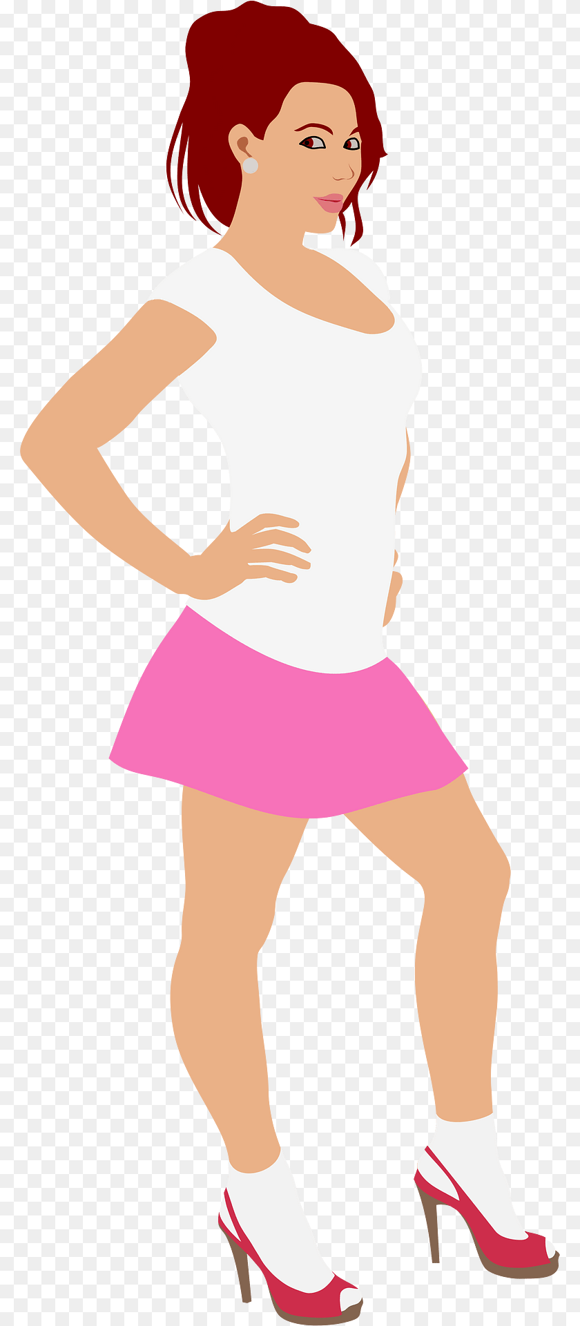 Girl Clothing, Skirt, Adult, Person Clipart PNG