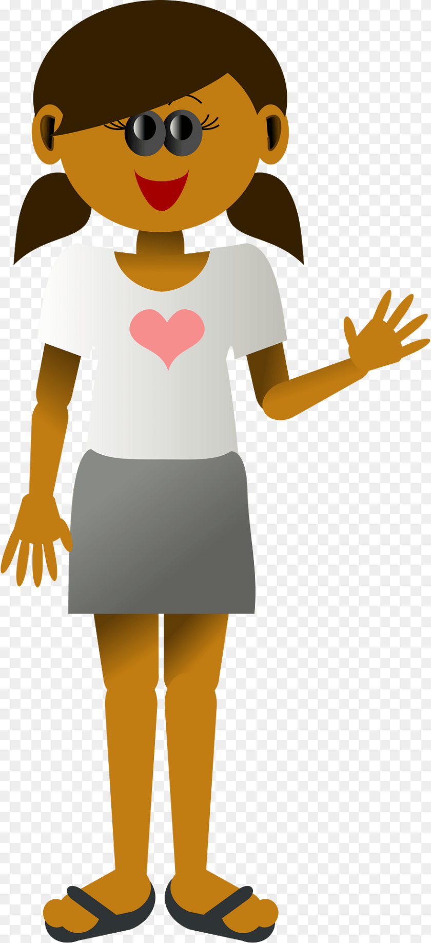 Girl Clipart, Person, Clothing, Shorts, Face Transparent PNG