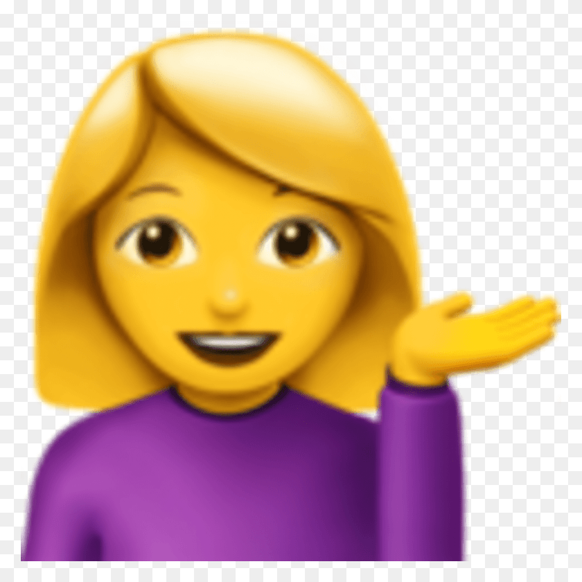 1024x1024 Descargar Png / Emoji De Niña Con Las Manos Arriba, Juguete, Ropa, Ropa Hd Png