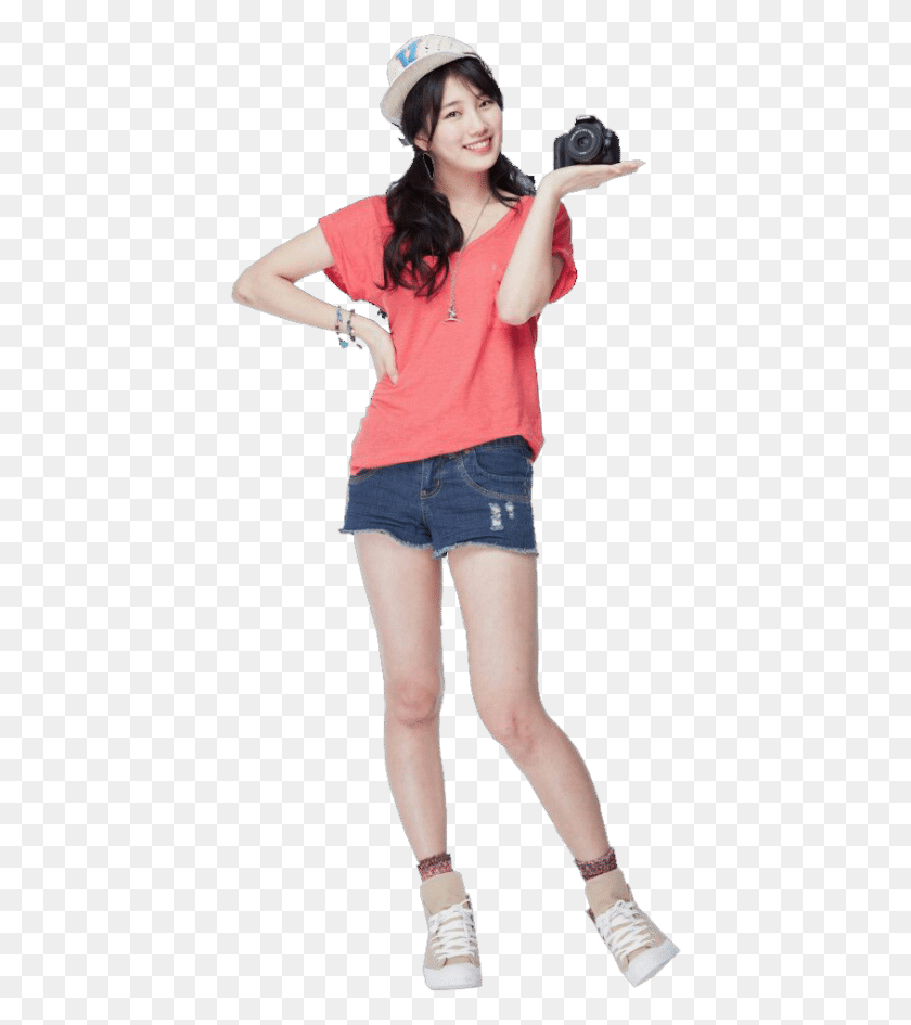 418x885 Girl For Picsart And Photoshop Bae Suzy In Shorts, Clothing, Apparel, Person HD PNG Download