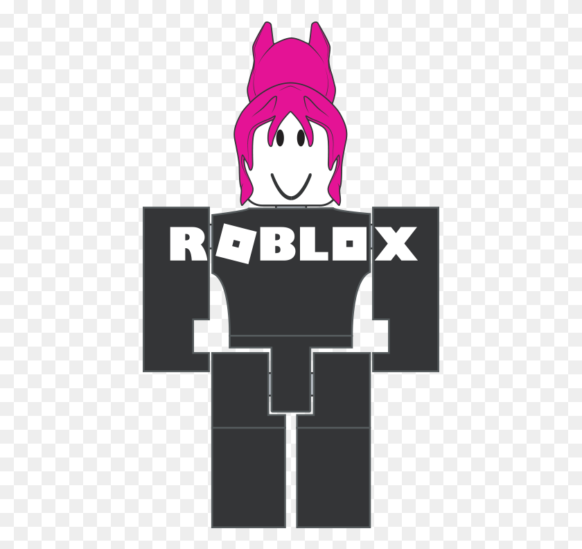 429x732 Girl Guest Roblox Guest, Label, Text, Stencil HD PNG Download