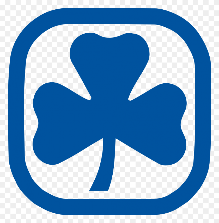 1003x1024 Логотип Девушки Гиды Логотип Картинки Девушки Гиды Канады Трилистник, Символ, Подушка, Подушка Hd Png Скачать