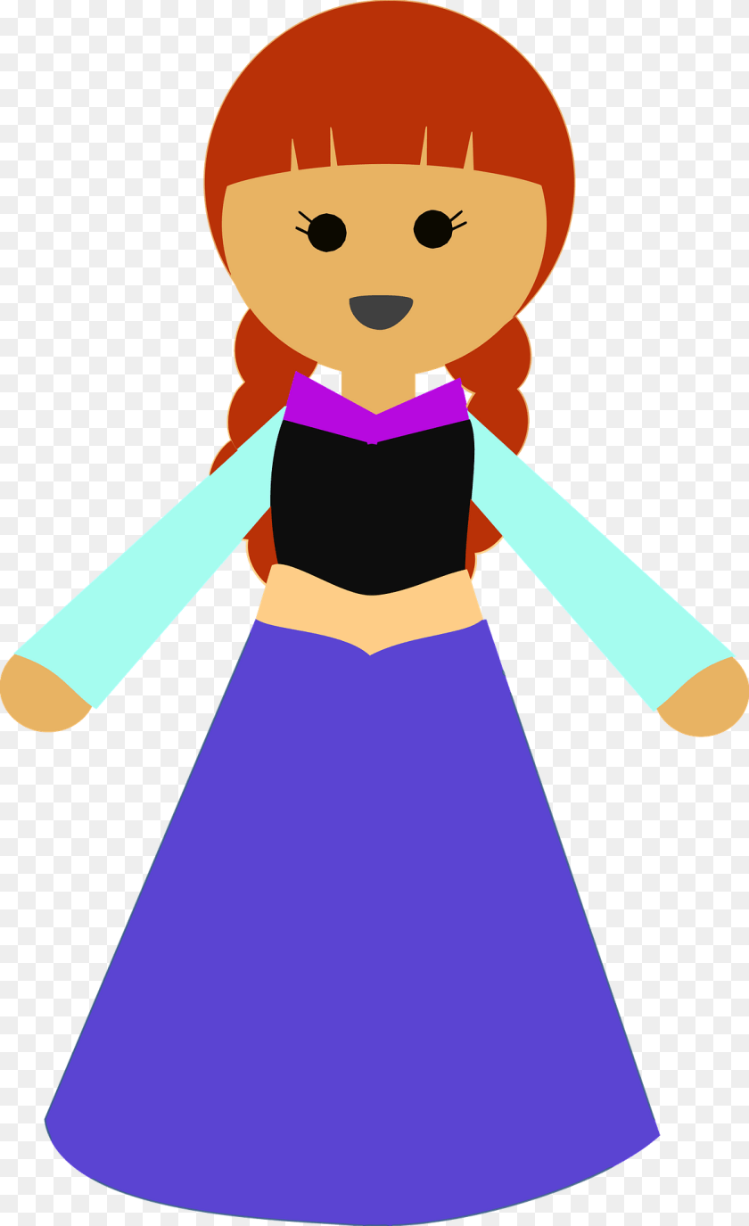 1173x1920 Girl In A Dress Clipart, Person, People, Toy PNG