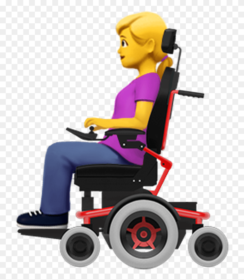 747x902 Девушка В Инвалидной Коляске Emoji, Стул, Мебель, Газонокосилка Hd Png Скачать