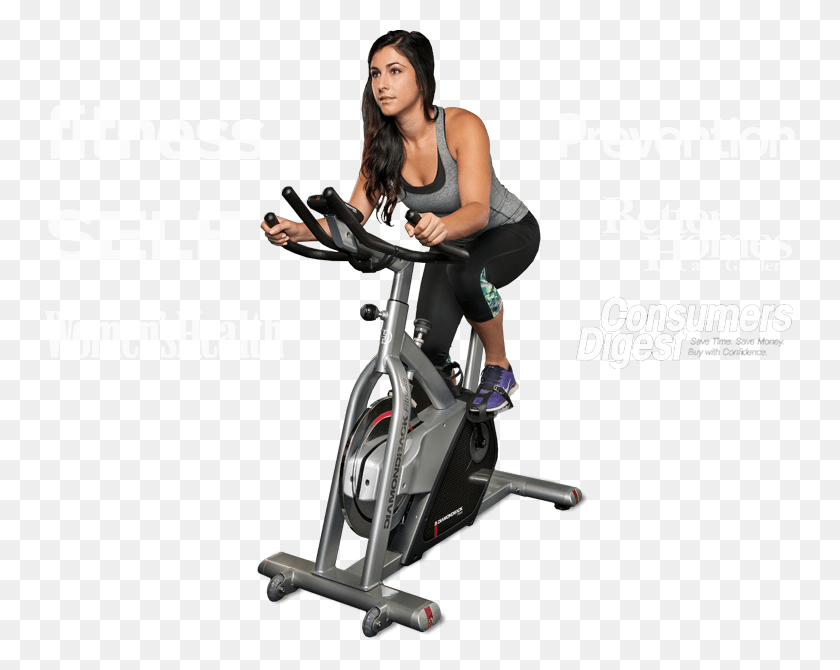 752x610 Girl Media Logos Indoor Cycling, Person, Fitness, Working Out HD PNG Download