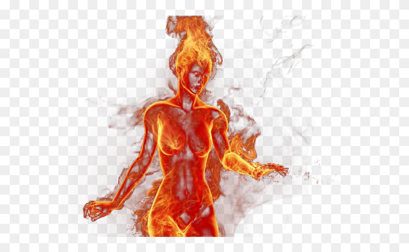 609x458 Girl On Fire, Flame, Nature, Outdoors HD PNG Download