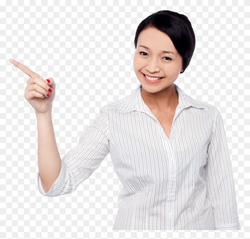 3313x3158 Girl Pointing Left Stock Photo Girl HD PNG Download