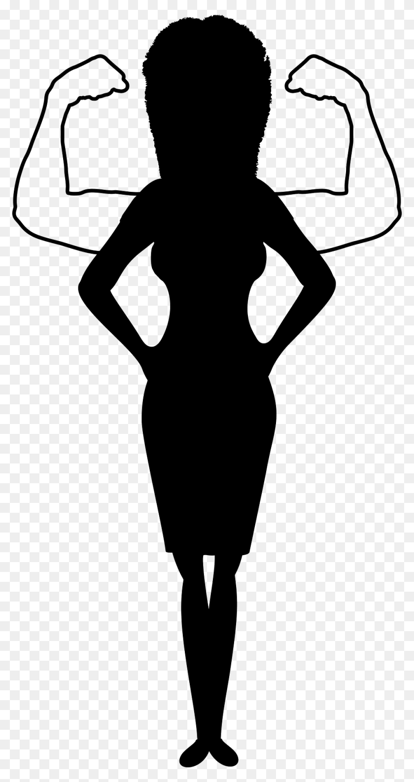 Girl Power Clipart, Silhouette, Adult, Female, Person Sticker PNG