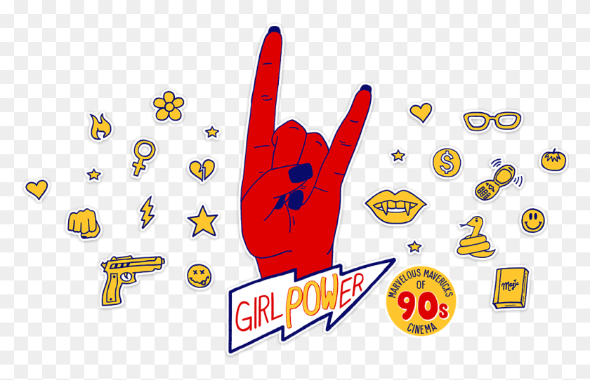 1001x619 Girl Power Marvelous Mavericks Of 3990s Cinema, Text, Logo, Symbol HD PNG Download