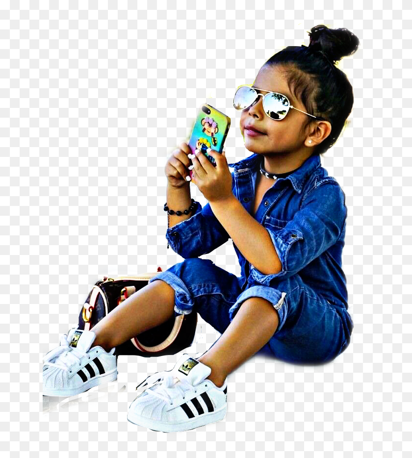 666x874 Girl Sitting Model Child Kid Hairbun Sunglasses Girl, Accessories, Accessory, Person HD PNG Download
