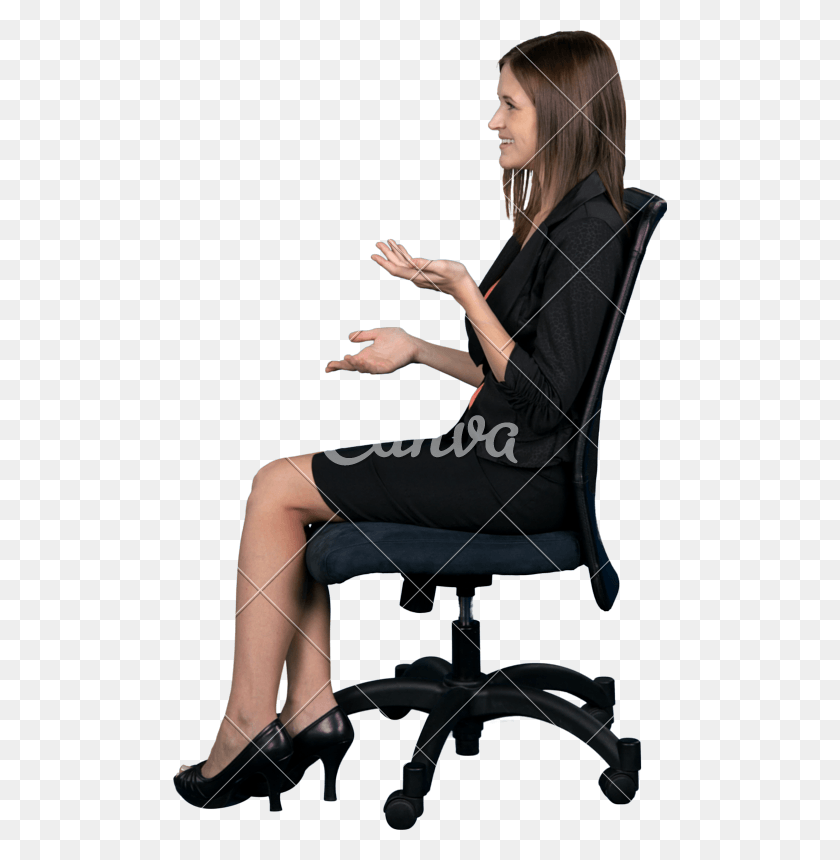 494x800 Girl Sitting On Roof Woman Sitting In Chair Side View, Person, Human, High Heel HD PNG Download