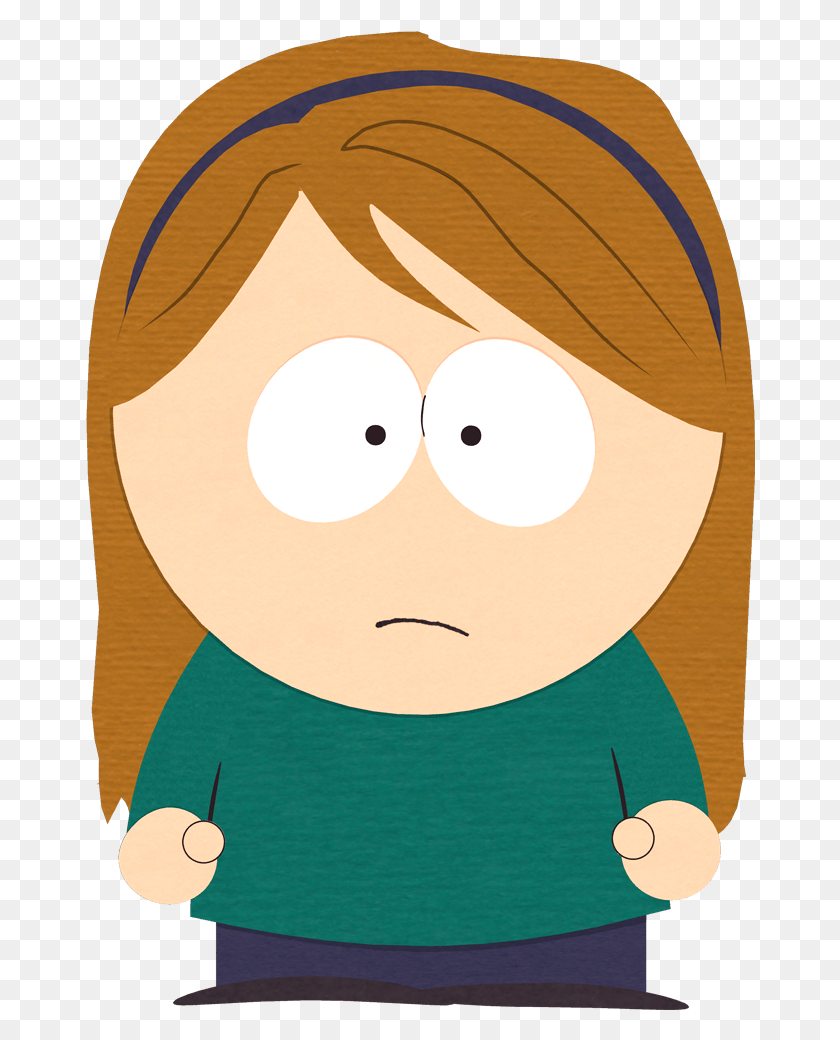 670x980 Girl South Park Characters, Face, Graphics HD PNG Download