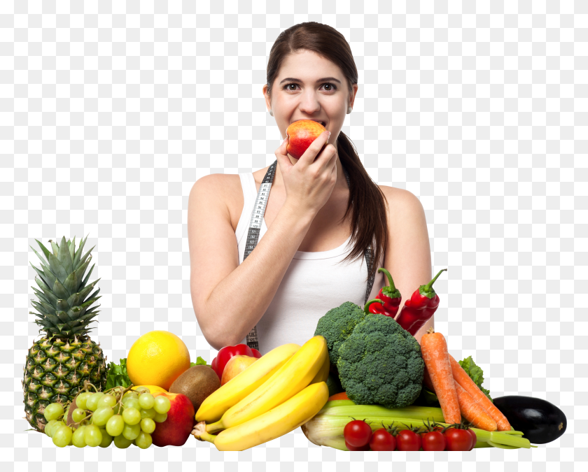3990x3150 Girl With Fruits Juice Glass With Girl HD PNG Download