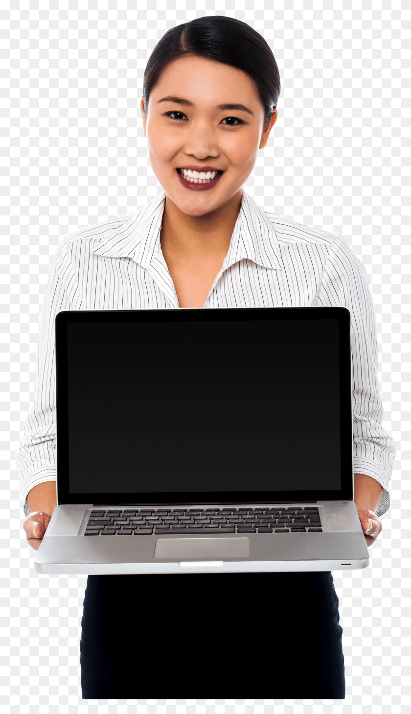 1734x3108 Girl With Laptop Girl On Computer, Pc, Electronics, Person HD PNG Download