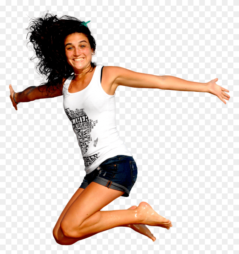 1293x1381 Girljumping Happy Woman Jumping, Dance Pose, Leisure Activities, Person HD PNG Download