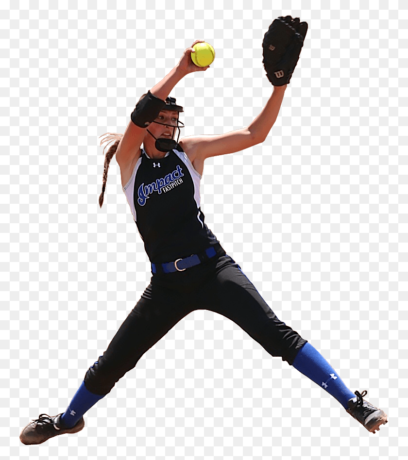 761x888 Girls Fastpitch Softball Softball Player Logo, Person, People, Clothing HD PNG Download