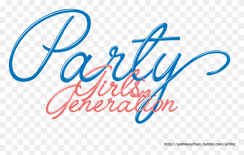 1732x1055 Girls Generation Party Logo Girls Generation Party Logo, Text, Calligraphy, Handwriting HD PNG Download