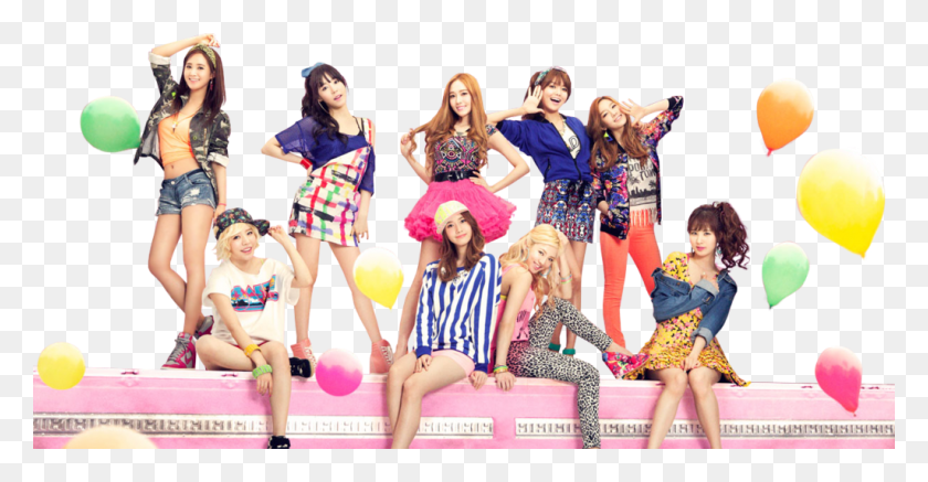 1024x496 Поколение Девочек Girls Generation Love Amp Girl, Человек, Одежда, Теннисный Мяч Png Скачать