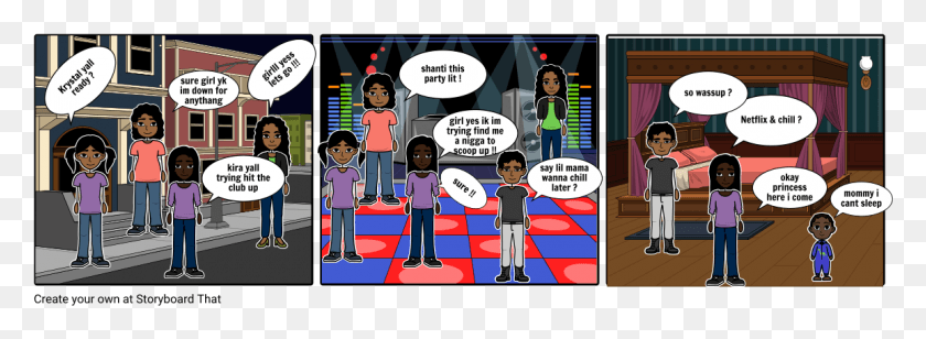 1155x368 Girls Night Out Comics, Person, Human, Book HD PNG Download