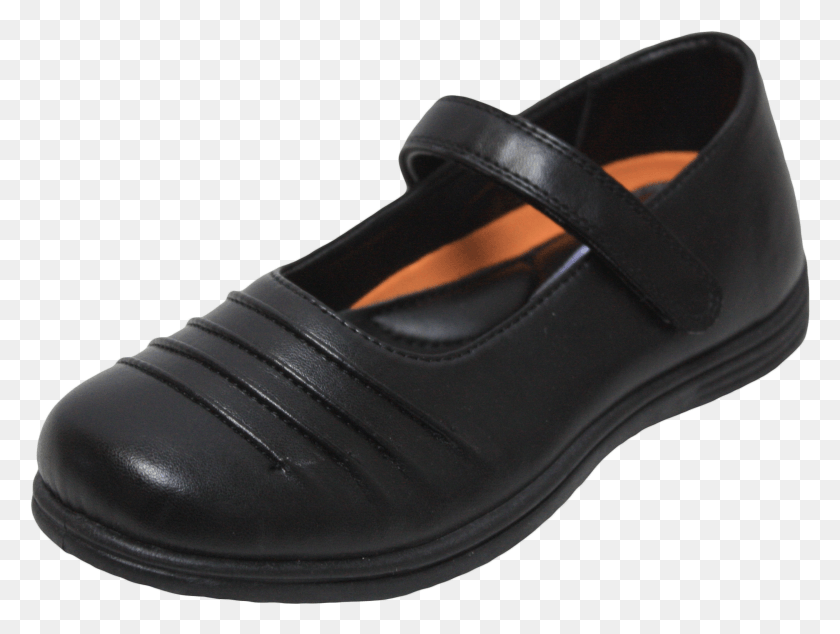2807x2068 Girls School Shoes Black Slip On Shoe HD PNG Download