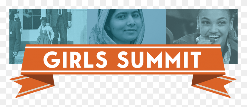 1200x472 Girls Summit Header Graphic Poster, Person, Human, Clothing Descargar Hd Png