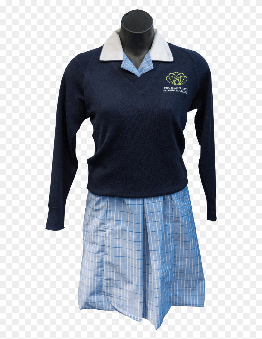550x1024 Girls Uniform Fountain Gate Secondary College Uniform, Clothing, Apparel, Sleeve HD PNG Download