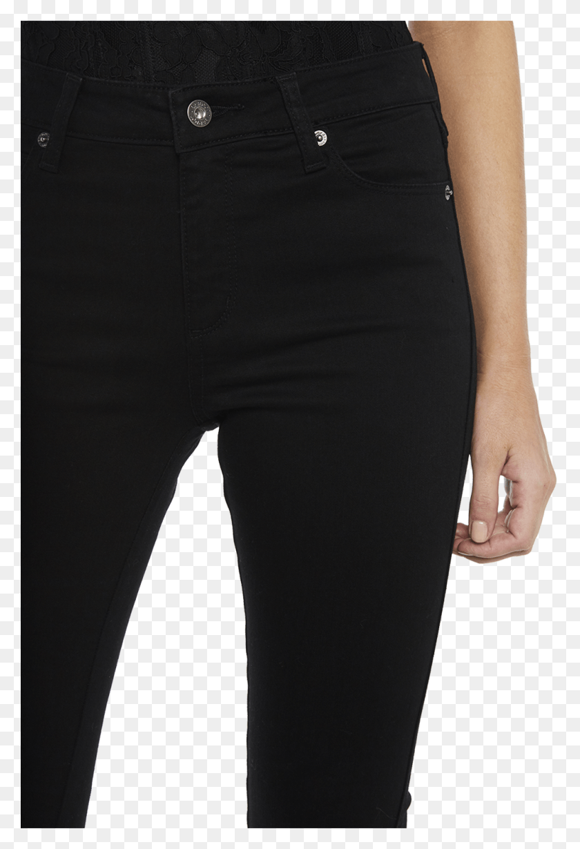 1000x1500 Gisele High Rise Jean In Colour Jet Black Pocket, Pants, Clothing, Apparel HD PNG Download