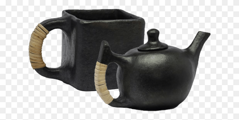 642x363 Giskaa Combo Of Longpi Black Pottery Teapot, Pot HD PNG Download