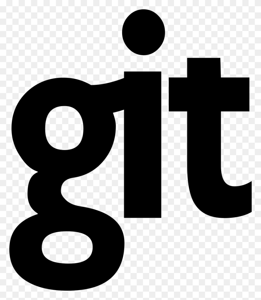 842x980 Git Logo Comments, Text, Number, Symbol Descargar Hd Png