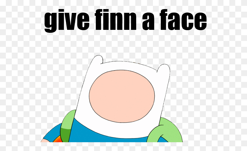 567x456 Give Finn A Face Adventure Time With Finn, Clothing, Apparel, Tape HD PNG Download