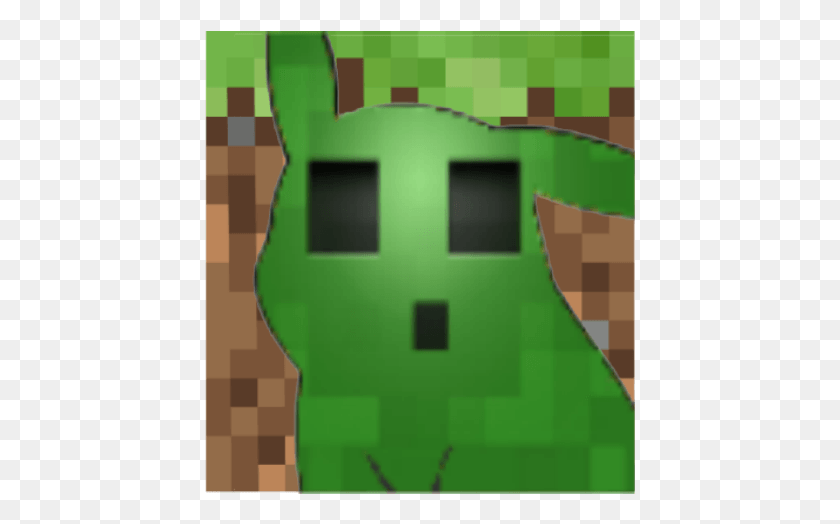 431x464 Дайте Пикачу Лицо Дерева, Minecraft, Зеленый Hd Png Скачать
