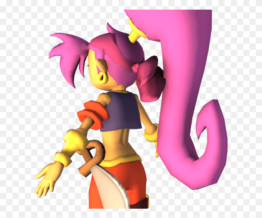 620x641 Giving Shantae A Nice Rim Light From The Front Right Cartoon, Doll, Toy, Figurine HD PNG Download
