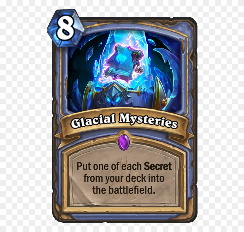 520x740 Glacial Mysteries Card Glacial Mysteries Hearthstone, World Of Warcraft, Text, Liquor HD PNG Download