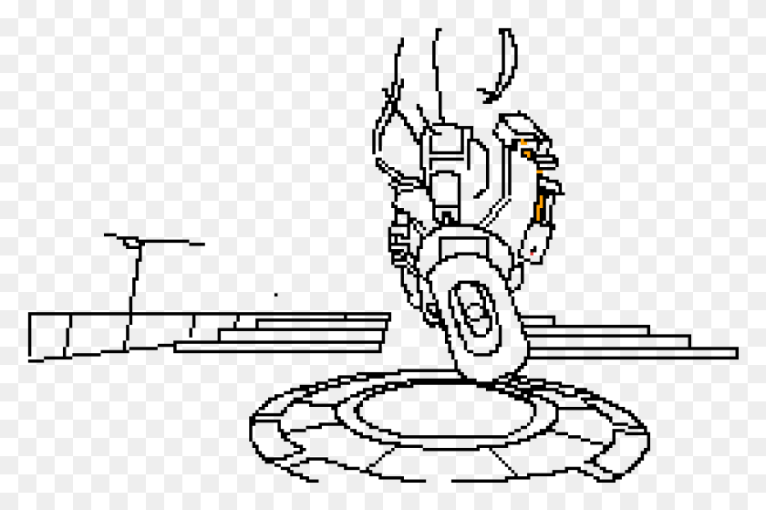 901x577 Glados W I P Line Art, Outdoors, Nature, Sea HD PNG Download