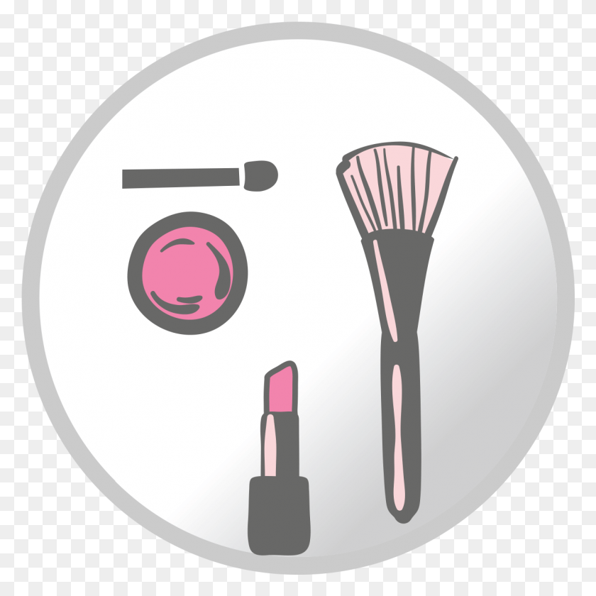 1217x1217 Glamour Secrets Beauty Bar Cosmetics Icon, Paint Container, Palette, Brush HD PNG Download