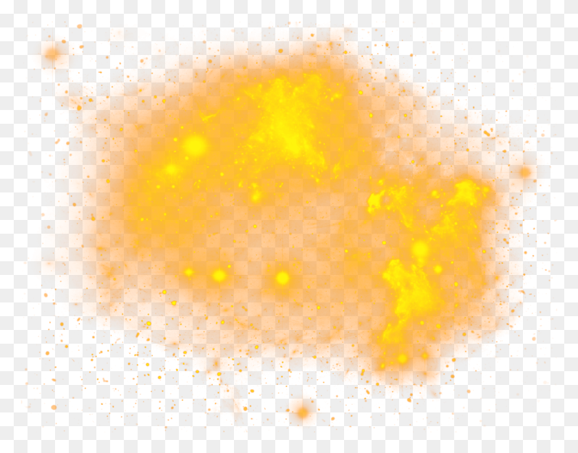 1015x780 Glare Light Effect Yellow Frame Kpop Freetoedit Illustration, Flare, Outdoors, Bonfire Descargar Hd Png
