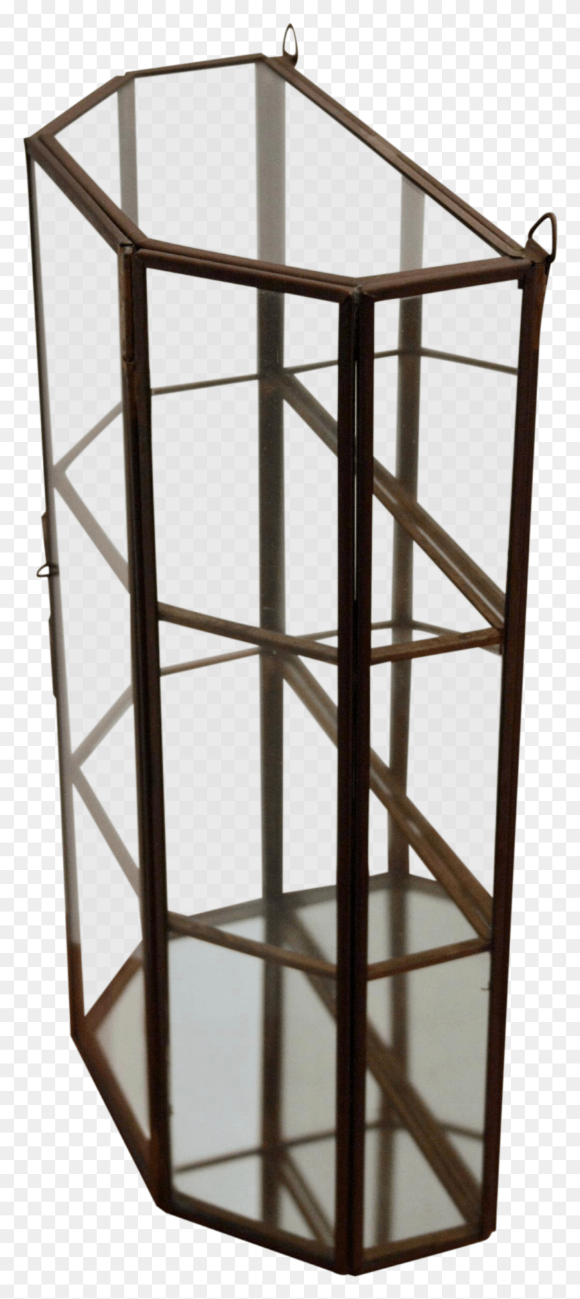1045x2440 Glass Amp Brass Display Box Wall Shelf Shelf, Door, Folding Door, Revolving Door HD PNG Download
