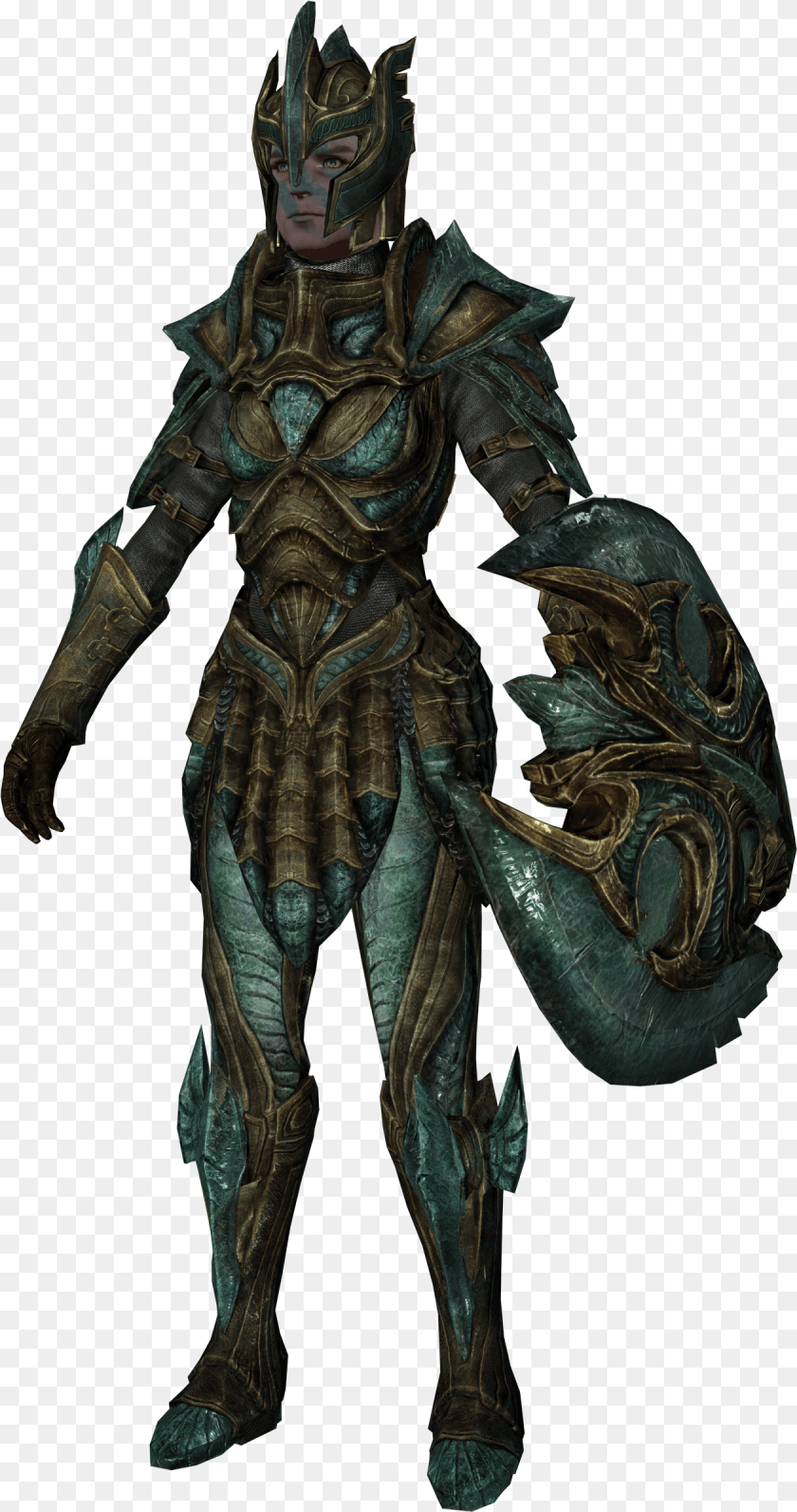 1260x2388 Glass Armor Female Elder Scrolls Female Armor, Adult, Male, Man, Person Sticker PNG