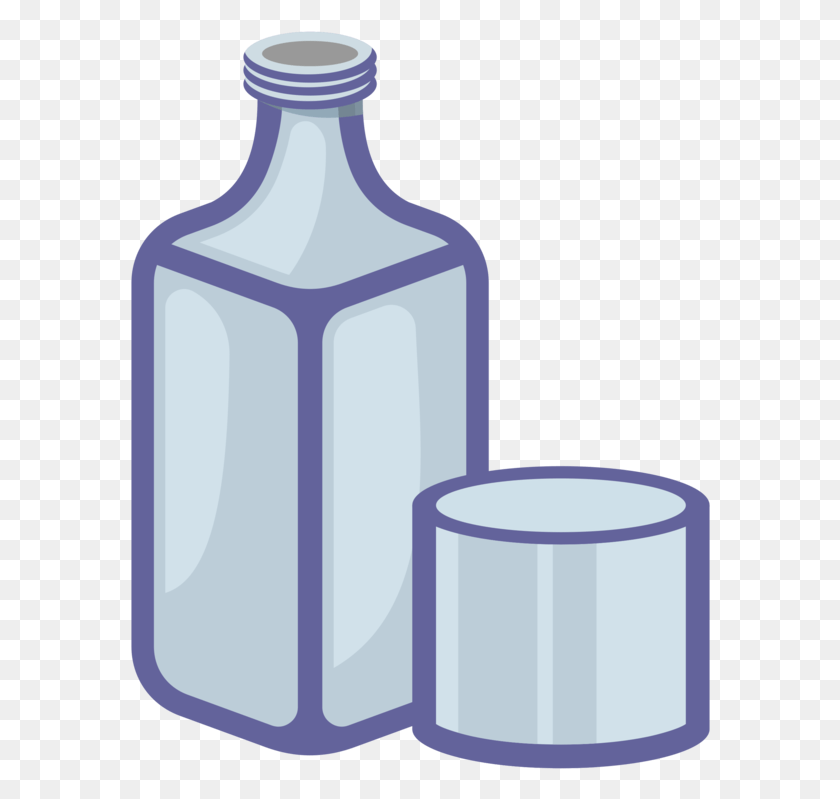 580x739 Glass Bottle Fizzy Drinks Beer Water Bottles Vector Botellas, Cylinder, Lamp HD PNG Download