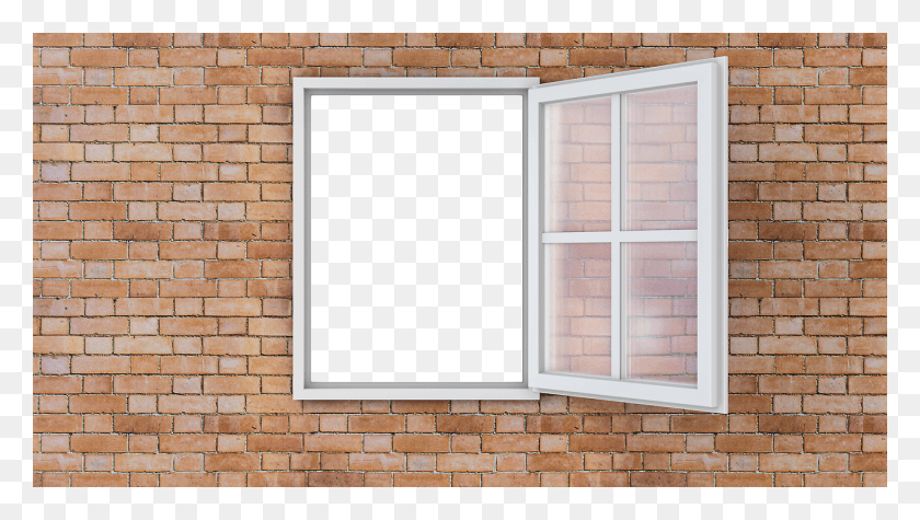 1280x682 Glass Brick Wall Wall With Window Transparent, Brick, Picture Window HD PNG Download