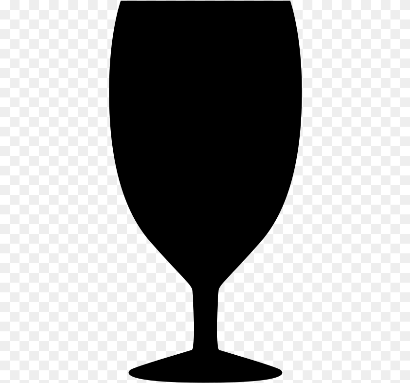 397x786 Glass Iced Tea Wine Glass, Gray PNG